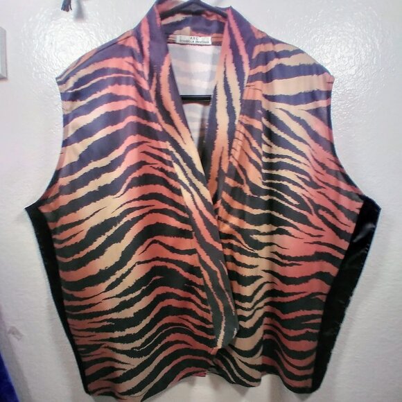 Animal Print Vest by Cbella08 Size: 1X - Picture 1 of 13